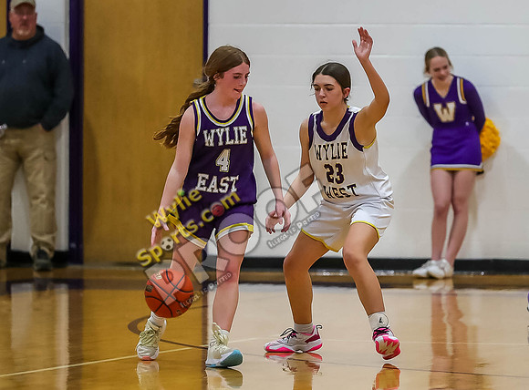 02-05-24 8th Grade A Girls Wylie East vs Wylie West Jr High Basketball RK-233-2