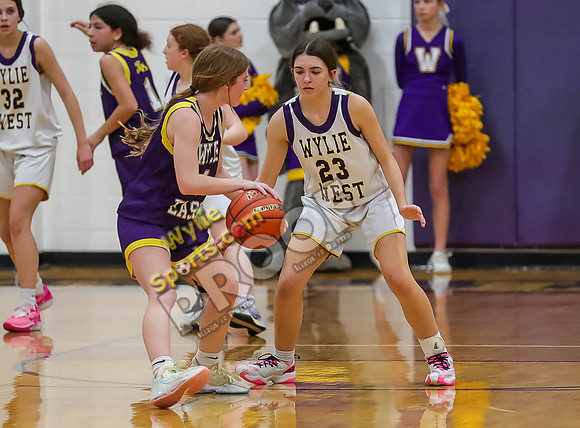 02-05-24 8th Grade A Girls Wylie East vs Wylie West Jr High Basketball RK-235-2
