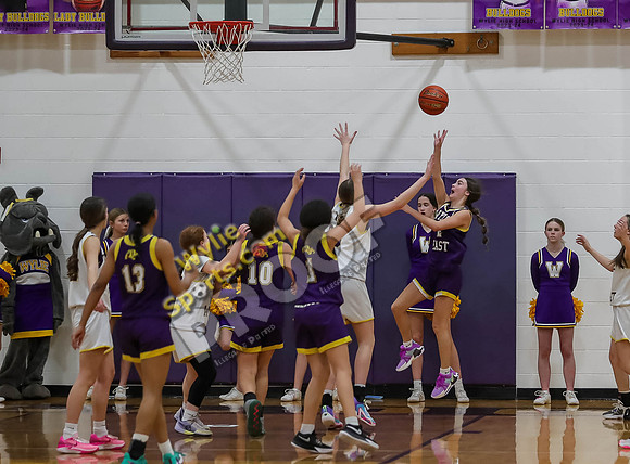 02-05-24 8th Grade A Girls Wylie East vs Wylie West Jr High Basketball RK-241-2