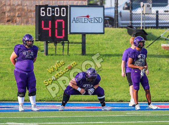 08-24-24 Wylie vs Abilene High Football Scrimmage RK-14